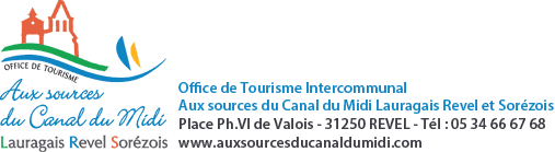 Office du Tourisme Intercommunal, Aux sources du Canal du Midi